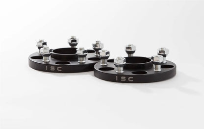 ISC Suspension 5x100 Hub Centric Wheel Spacers 25mm Black (Pair) ISC Suspension