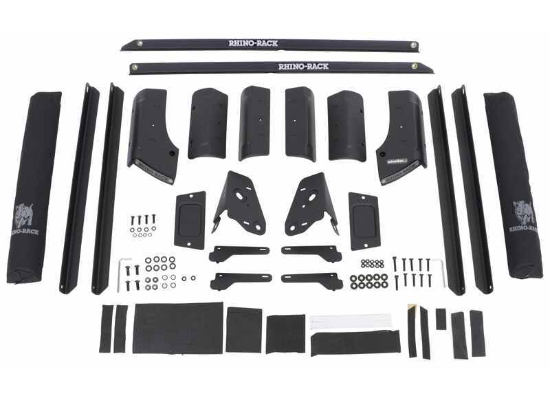 Rhino-Rack 07-18 Jeep Wrangler JK 4 Door 3 Base Backbone Mounting System - RJKB1