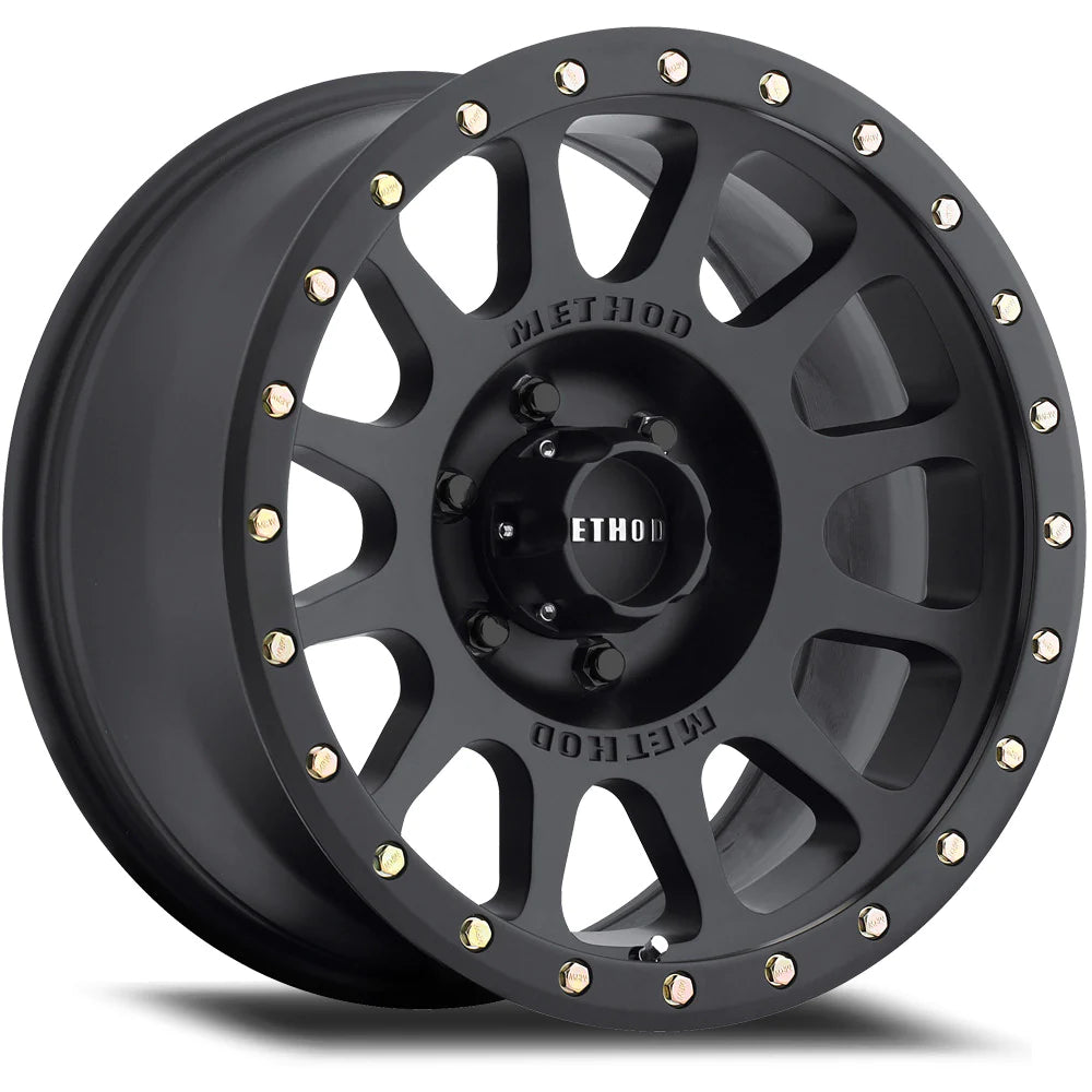 Method 305 NV MATTE BLACK 16x8 / 8x6.5 / 0/4.5, 130.81 Hub Bore - MR30568080500