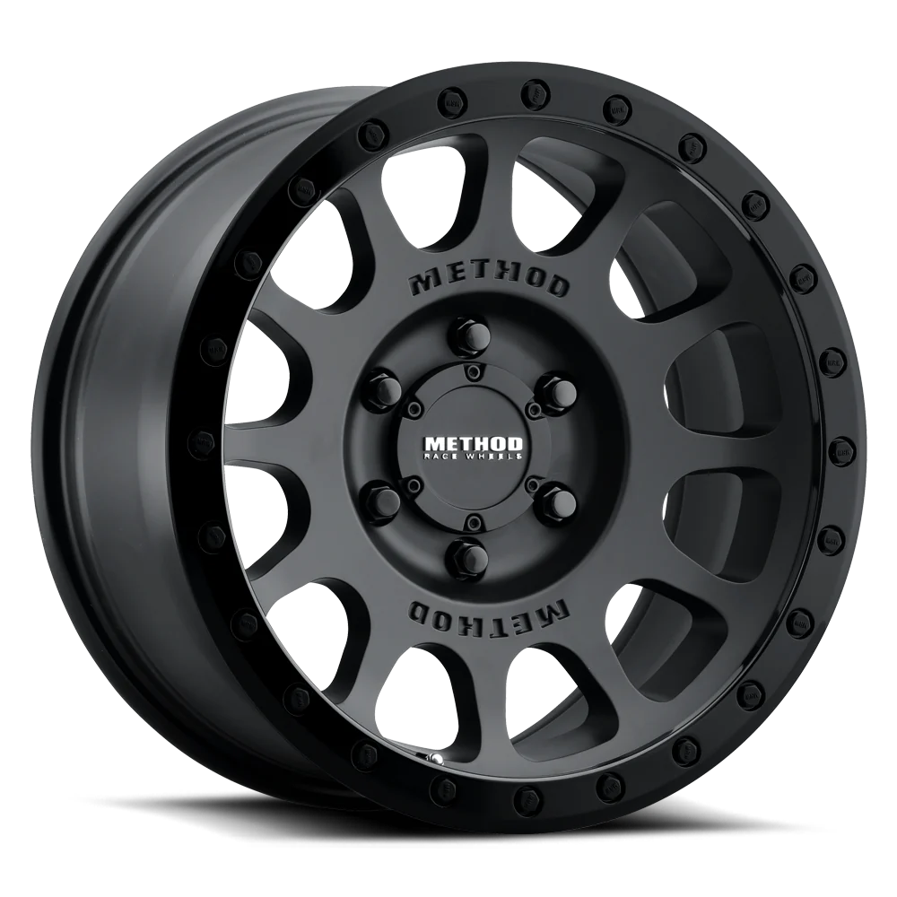 Method 305 NV DOUBLE BLACK 18x9 / 6x5.5 / -12/4.50, 108 Hub Bore - MR305890601012N