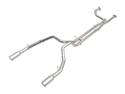 aFe RAM 1500 TRX 21-23 V8-6.2L (sc) Vulcan Series 3 IN to 3-1/2 IN 304 Stainless Steel Cat-Back Exhaust System w/ Polished Tip - 49-32084-P aFe