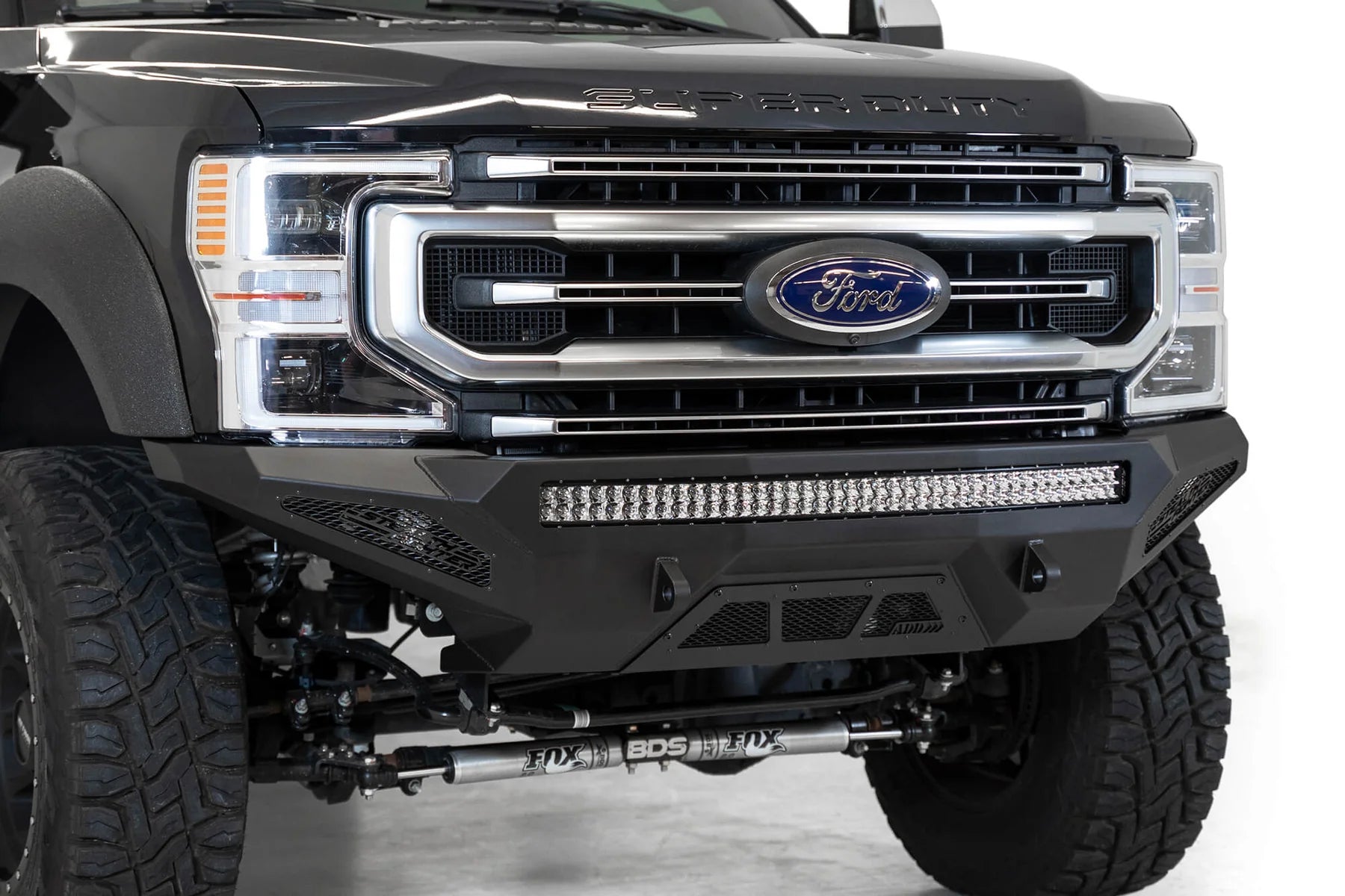 Addictive Desert Designs 2017-2022 Ford Super Duty Stealth Fighter Front Bumper - F171193030103 Addictive Desert Designs