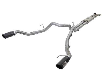 aFe MACH Force-Xp 3 IN 409 Stainless Steel Cat-Back Exhaust System w/ Black Tip aFe