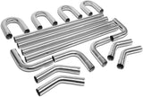 PLM 3in Stainless Steel Exhaust Manifold Tubing Mandrel Piping Kit - PLM-EXH-PIPE-DIY-3.0