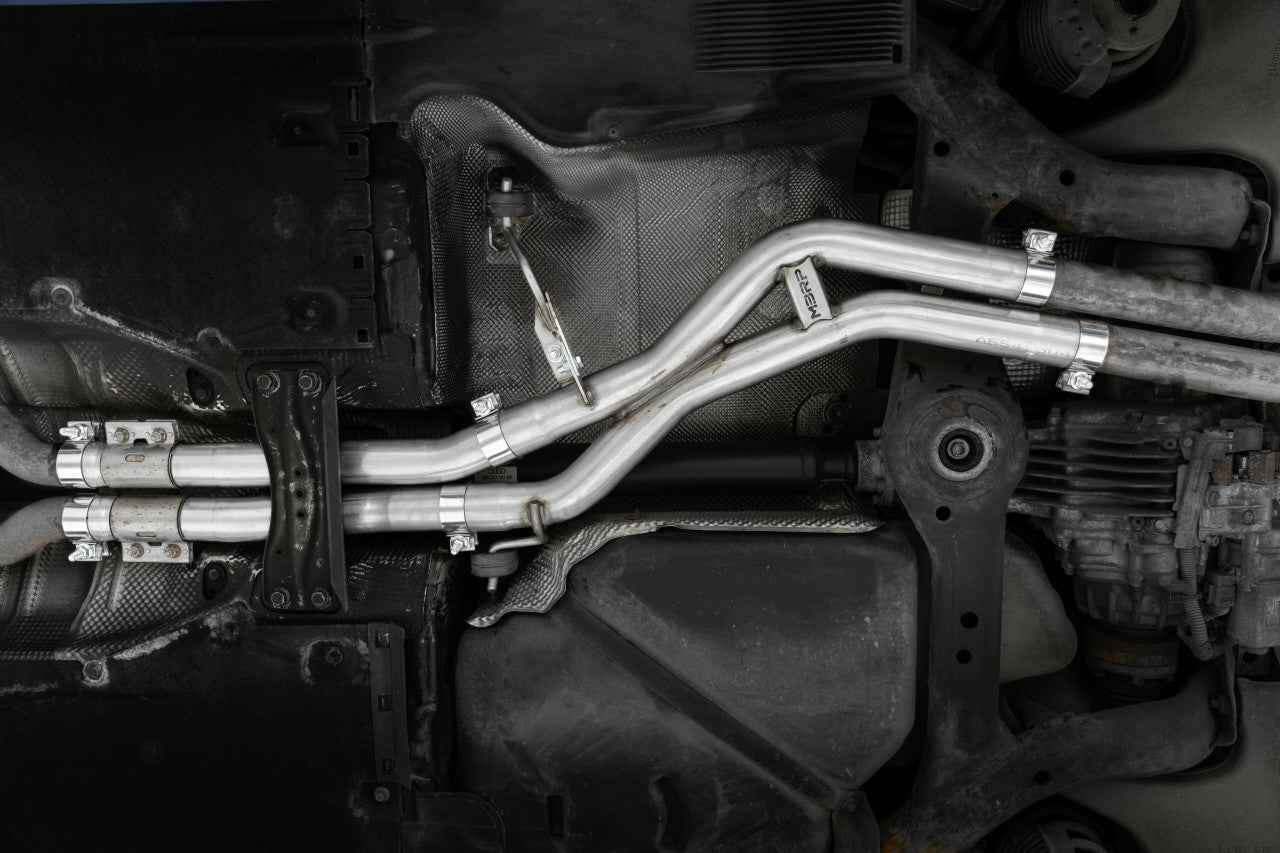 MBRP 2022-2024 Subaru WRX 2.4L, 2.5in Axle-Back Exhaust, Burnt T304 Quad Rear Exit (Race Profile) - S48103BE MBRP