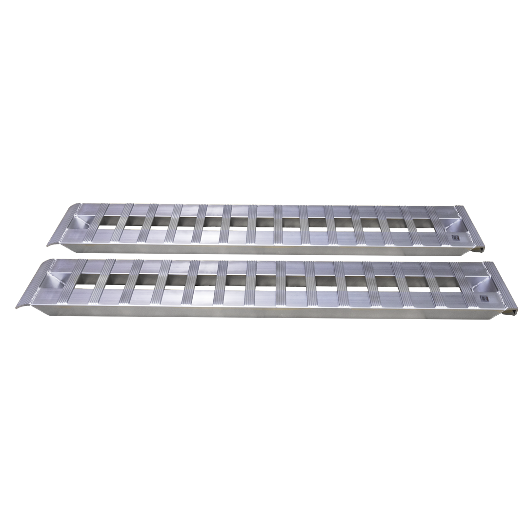 Gen-Y Extreme-Duty 10ft Aluminum Loading Ramps 15″ x 120″ 7K Capacity Per Ramp (Pair) - GH-17120