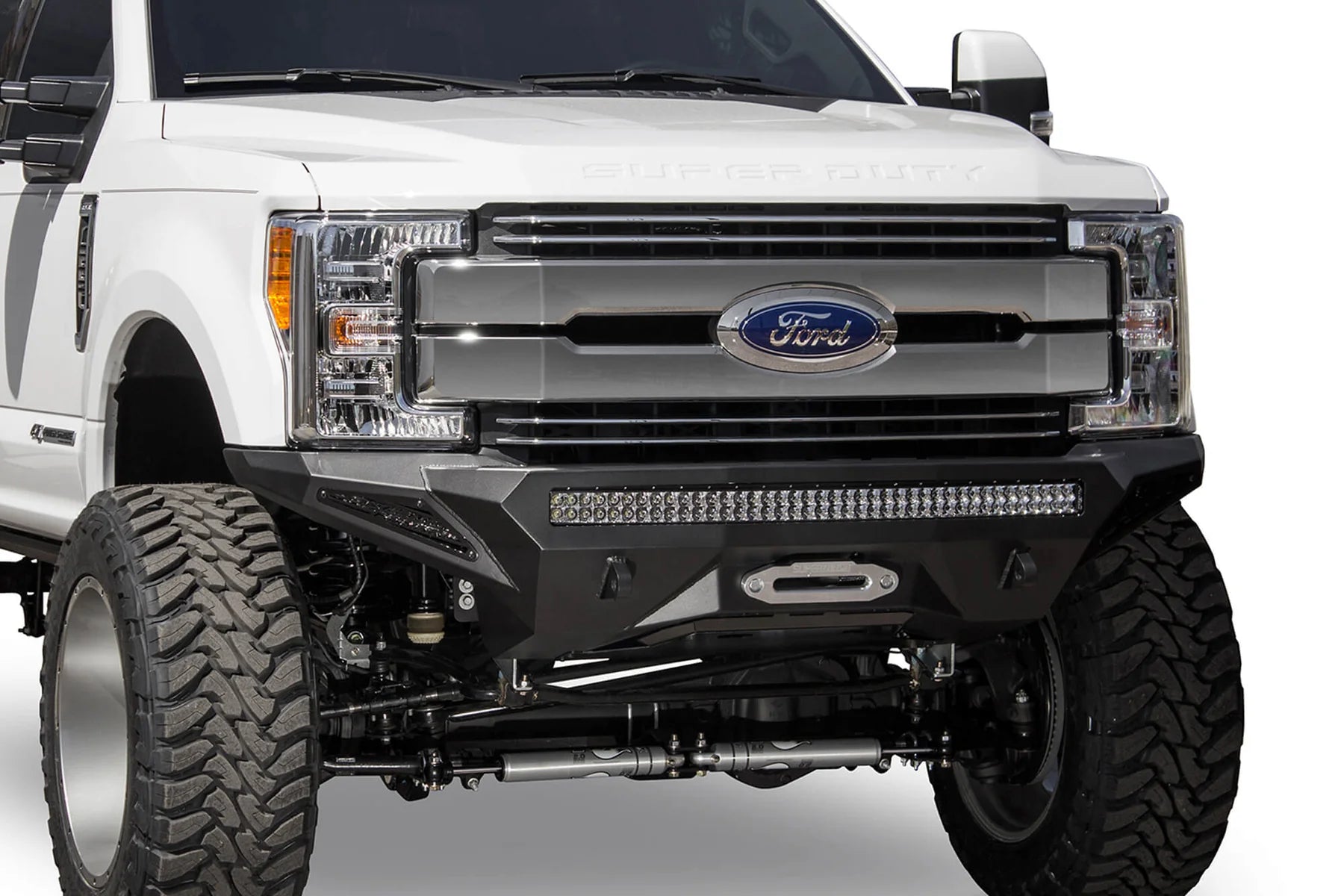 Addictive Desert Designs 2017-2022 Ford Super Duty Stealth Fighter Winch Front Bumper - Addictive Desert Designs