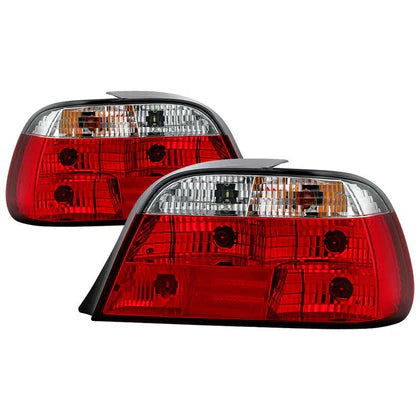 Spyder BMW E38 7-Series 95-01 Crystal Tail Lights Red Clear ALT-YD-BE3895-RC