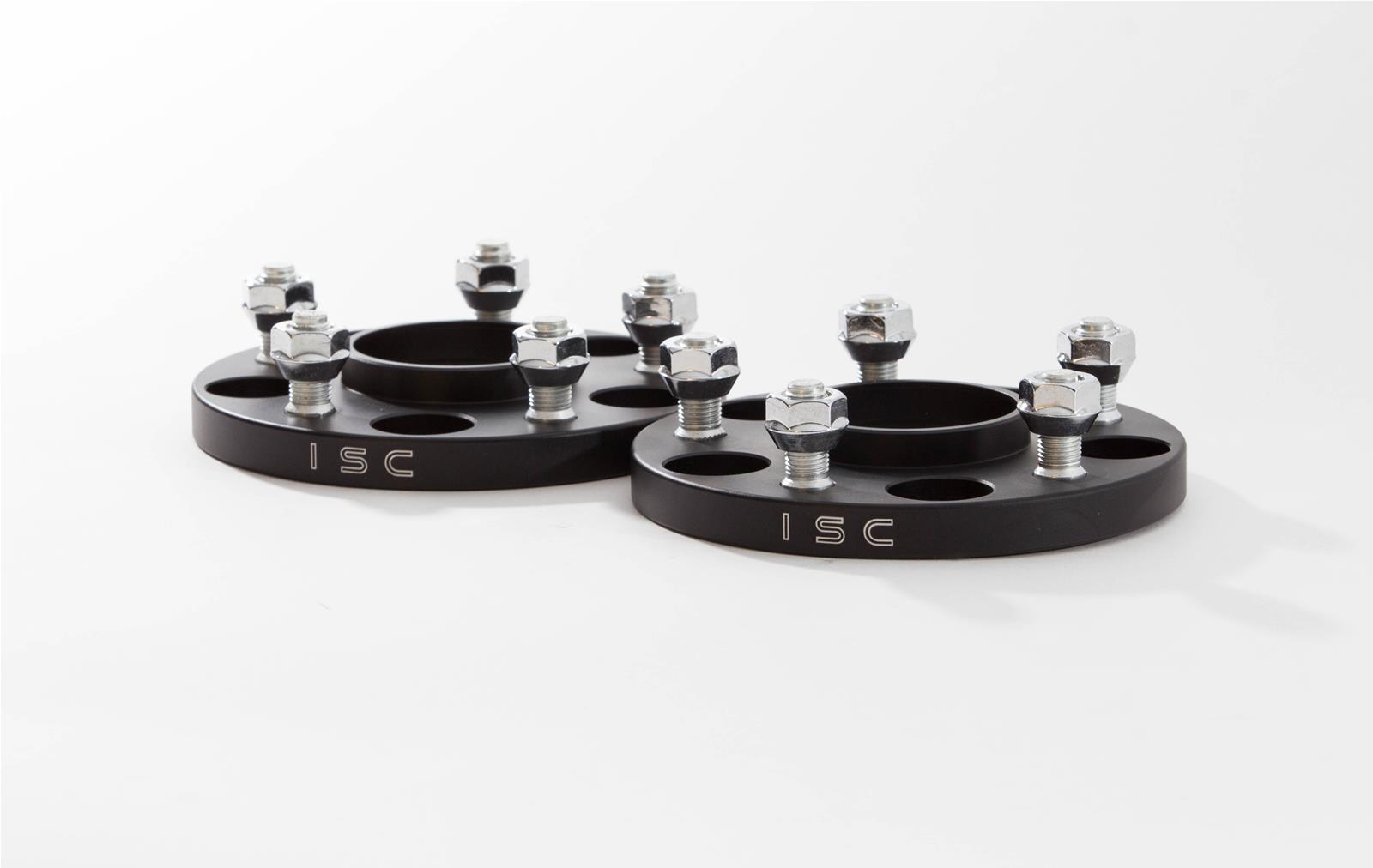 ISC Suspension 5x114 Hub Centric Wheel Spacers 25mm Black (Pair) ISC Suspension