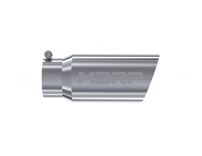 MBRP Universal Tip 5 O.D. Angled Single Walled 4 inlet 12 length - T5052 MBRP