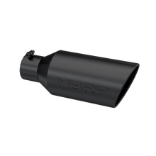 Load image into Gallery viewer, MBRP Universal Exhaust Tip 7in O.D. Rolled End 4in Inlet 18in Length - Black - T5126BLK