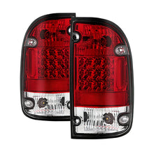 Load image into Gallery viewer, Spyder Toyota Tacoma 95-00 LED Tail Lights Red Clear ALT-YD-TT95-LED-RC