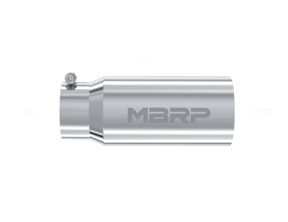 MBRP Universal Tip 5 O.D. Dual Wall Straight 4 inlet 12 length - T5049 MBRP