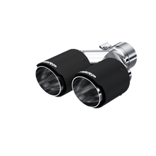 Load image into Gallery viewer, MBRP Universal Carbon Fiber Dual Tip 3.5in OD/2.5in Inlet - T5170CF