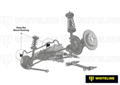 Whiteline KSK079-16 Rear Sway Bar Mount Bushing Kit for 1990-2018 Mazda Miata 16 mm