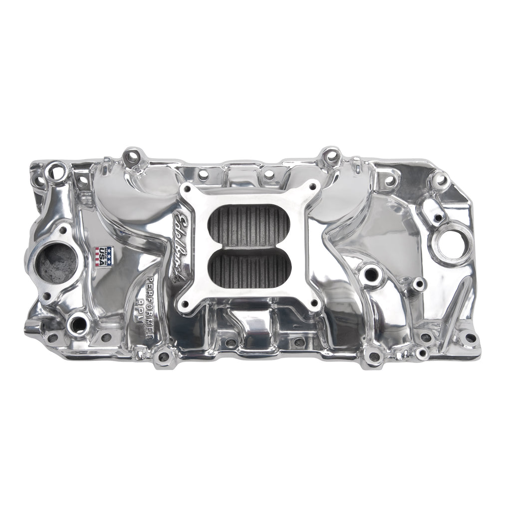 Edelbrock RPM Air-Gap 2-O Intake Manifold for Chevrolet 396-502 Big-Block V8 - 75611