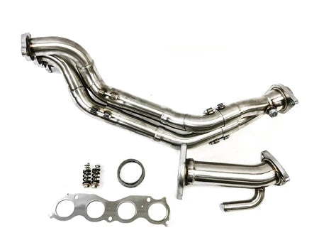 PLM Power Driven K-Series K24 K20 RSX Header with Bolt-On Catalytic Converter - PLM-HDC5-K24-HEADER-CAT