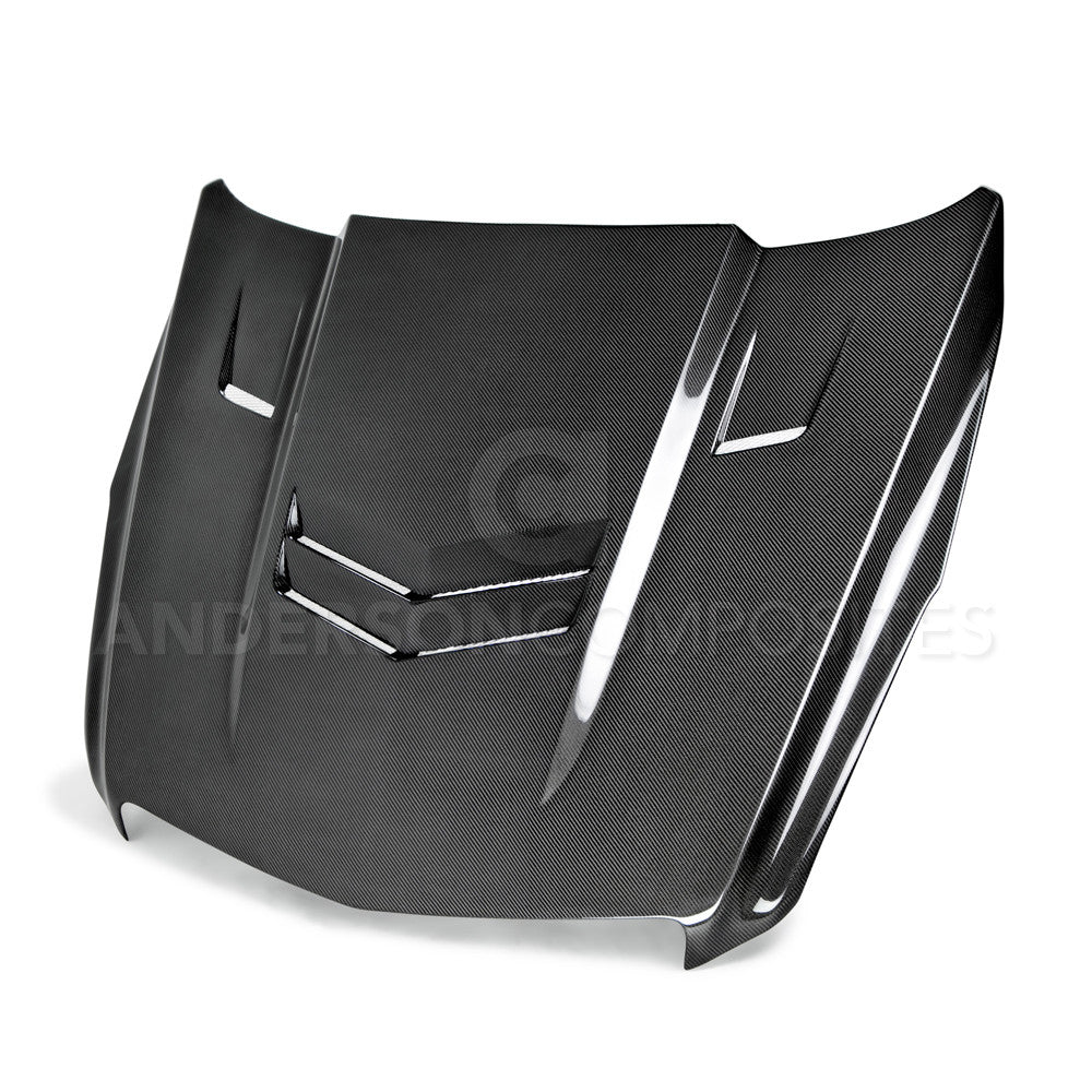 Anderson Composites 13-15 Cadillac ATS Type-VT Carbon Fiber Hood - AC-HD13CAATS-VT