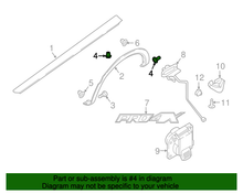 Load image into Gallery viewer, OEM Nissan Wheel Well Opening Molding Grommet  - 76848-JG00B