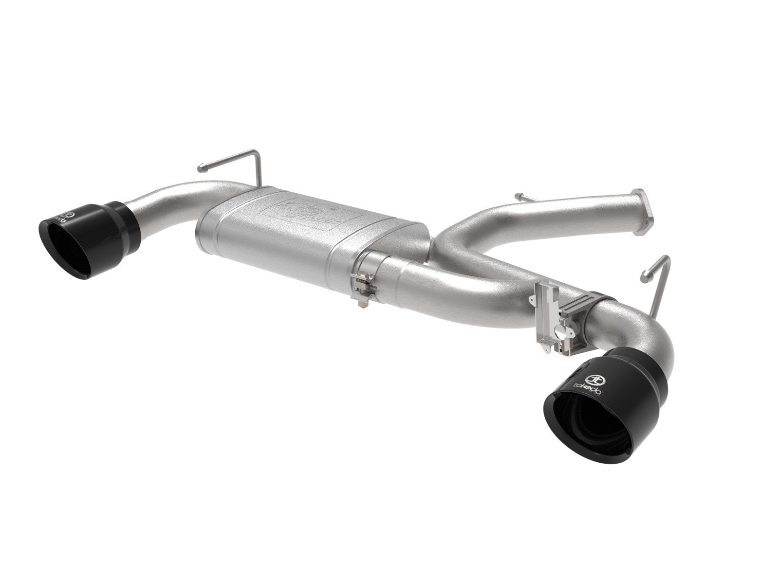 AFE Hyundai Veloster N 19-20 L4-2.0L Takeda 3 IN 304 Stainless Steel Axle-Back Exhaust System w/ Black Tip - 49-37007-B aFe