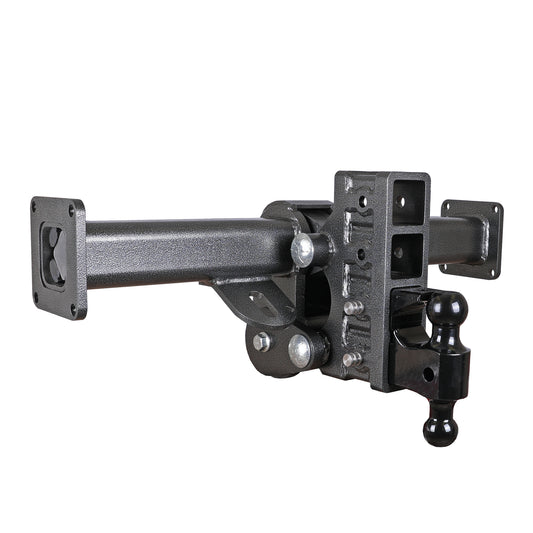 Gen-Y Traveller Torsion-Flex  2.5″ Shank 6″ Drop 2.4K TW 21K Hitch Chassis Frame Mount & GH-061 Dual-Ball & GH-062 Pintle Lock - GH-6023