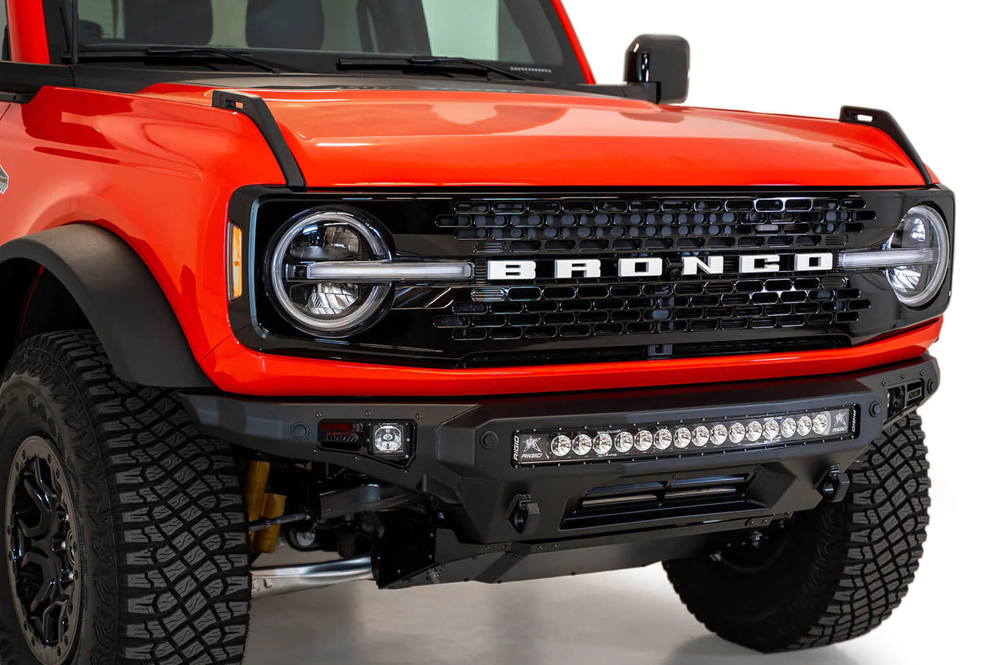 Addictive Desert Designs 2021-2023 Ford Bronco Stealth Fighter Front Bumper - F230142210103 Addictive Desert Designs