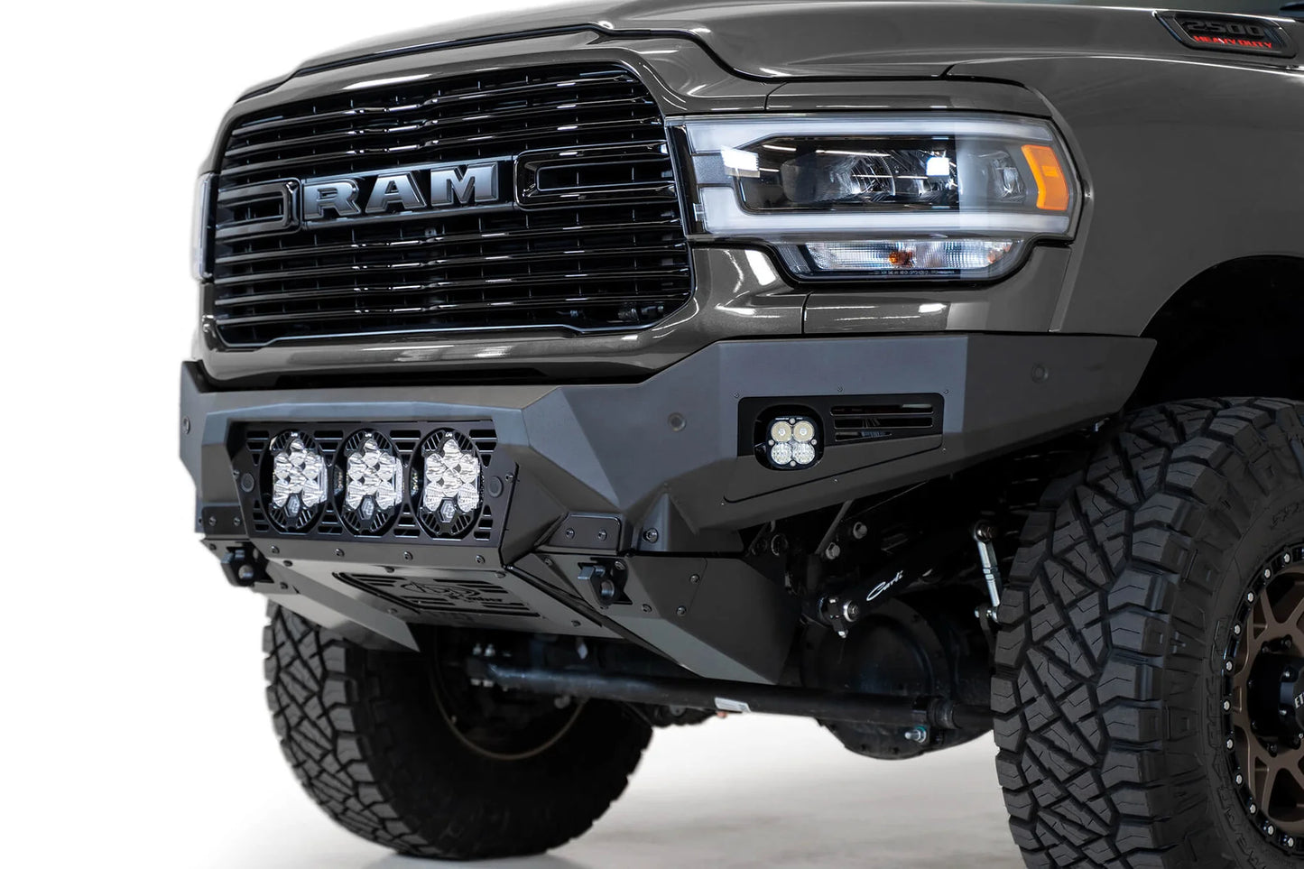 ADD 2019-2023 Ram 2500/3500 Bomber Front Bumper (Baja Designs) - F560014100103 Addictive Desert Designs