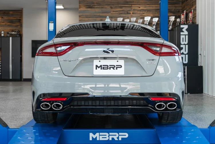 MBRP 2018-2021 KIA Stinger GT 3.3L V6 2.5in Cat-Back Quad Rear Exit Exhaust (Street Profile) - S4704304