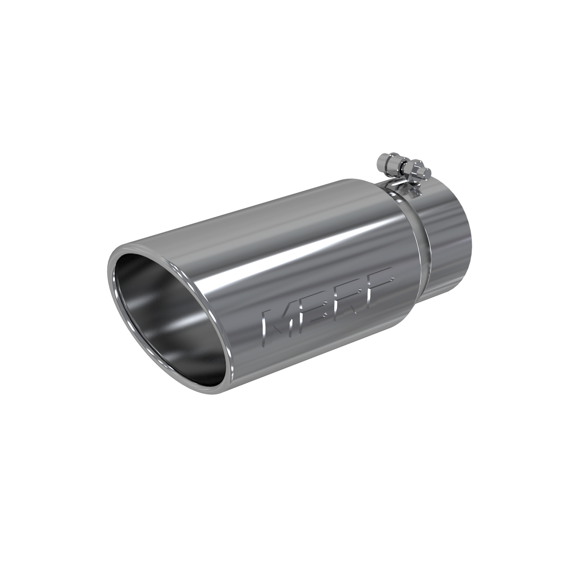MBRP Tip, 5" O.D. Dual Wall Angled 4" inlet 12" length, T304 - T5053