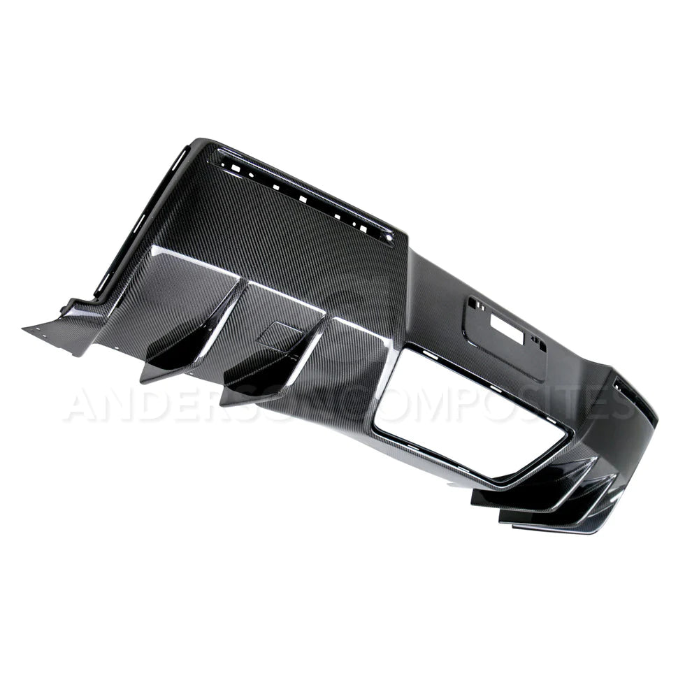 Anderson Composites 2014 - 2019 Corvette C7 Carbon Fiber Rear Diffuser - AC-RL14CHC7