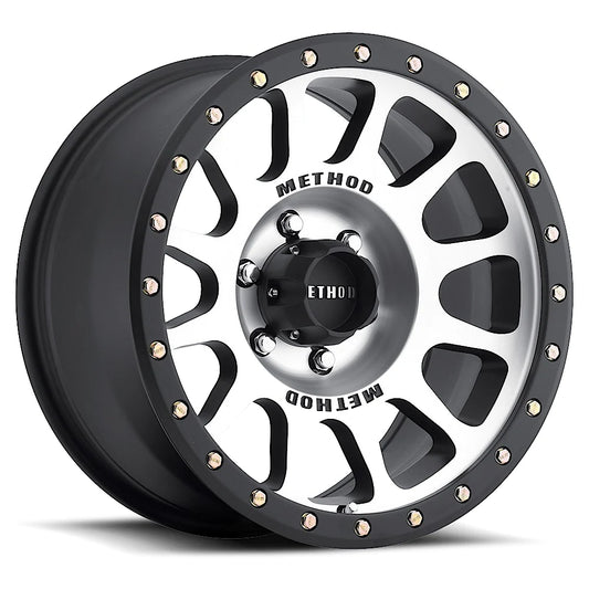 Method 305 NV MACHINED - MATTE BLACK LIP 17x8.5 / 6x135 / 0/4.75, 94 Hub Bore - MR30578516300 Method Wheels