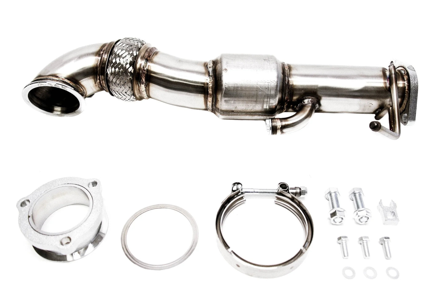 PLM Power Driven 13-17 Hyundai Veloster Turbo / 14-16 KIA Forte Downpipe - PLM-HFS-DP-CAT