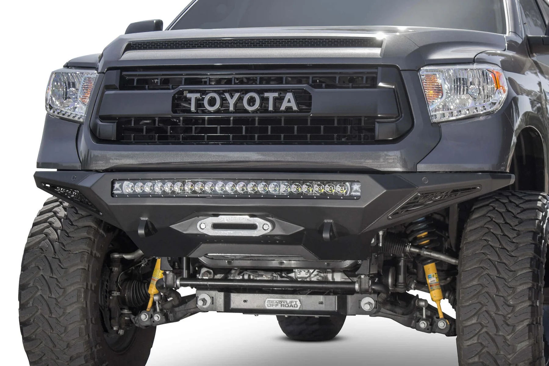 Addictive Desert Designs 2014-2021 Toyota Tundra Stealth Fighter Winch Front Bumper - F741422860103 Addictive Desert Designs