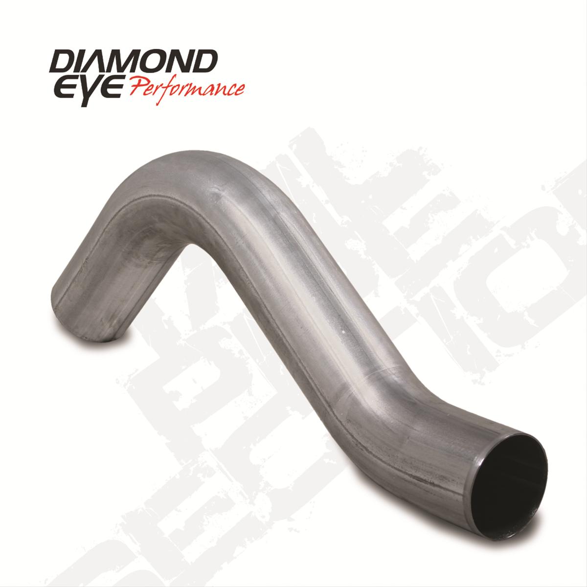 Diamond Eye TAILP 4in 1ST SEC CAT/DWNP-BACK SGL FOR OFF-RD KITS AL CHEVY/GMC 6 6L 2500/3500 01-07.5 Diamond Eye Performance