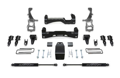 Fabtech 21-23 Ford F150 4WD 6″ LIFT KIT W/ FRONT STOCK COILOVER SPACERS & REAR STEALTH SHOCKS – K2371M Fabtech