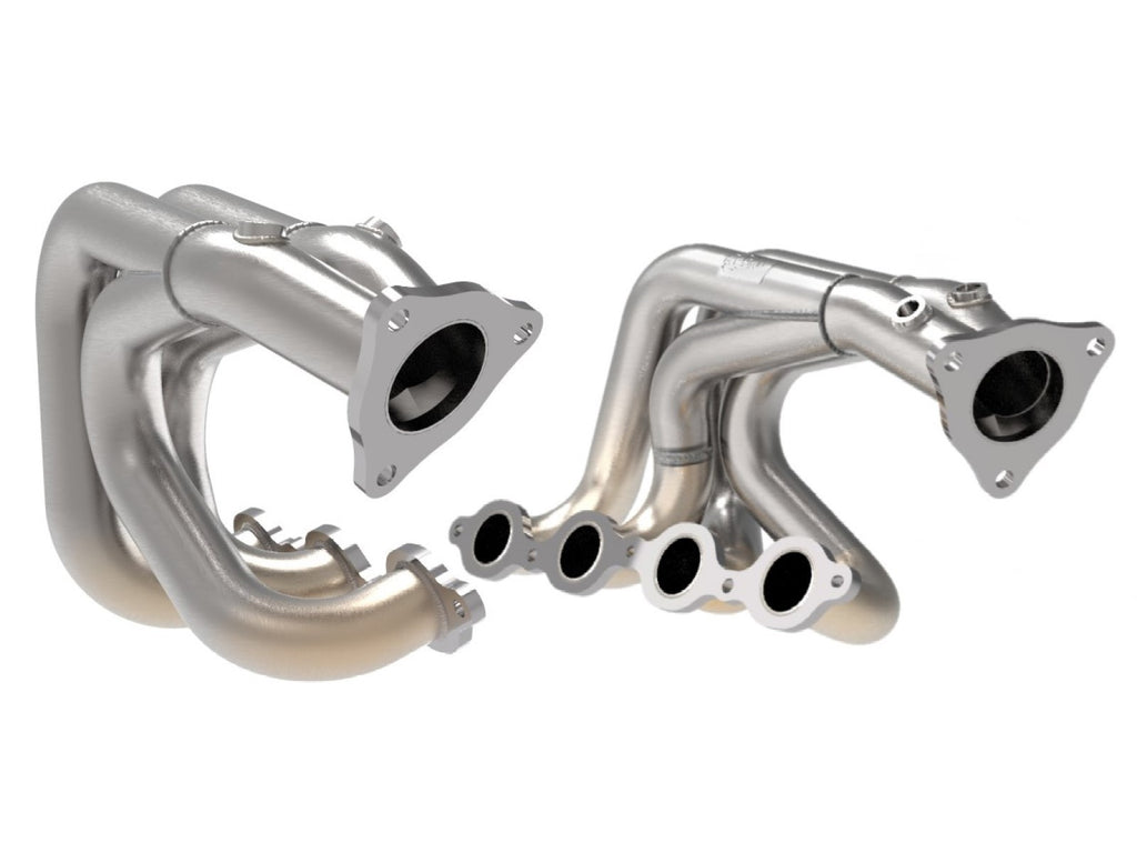 aFe Chevrolet Corvette (C8) 20-23 V8-6.2L Twisted Steel 304 Stainless Steel Long Tube Header - 48-34148 aFe