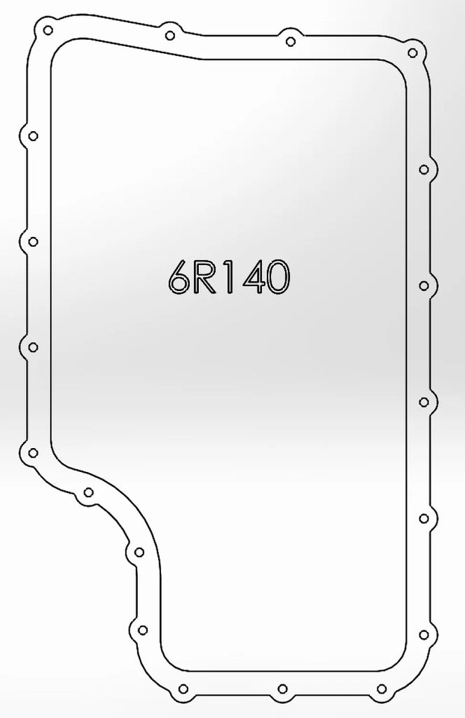 afe POWER Street Series Transmission Pan Raw w/ Machined Fins for 2011-2021 Ford F-250/F-350 - 46-70180