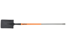 Load image into Gallery viewer, Rhino-Rack Stainless Steel Square Mouth Shovel - Orange Handle/Grey Grip - 43123