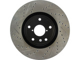 StopTech Slot/Drill Front Right Brake Rotor, Impreza, WRX STI - 127.47022R