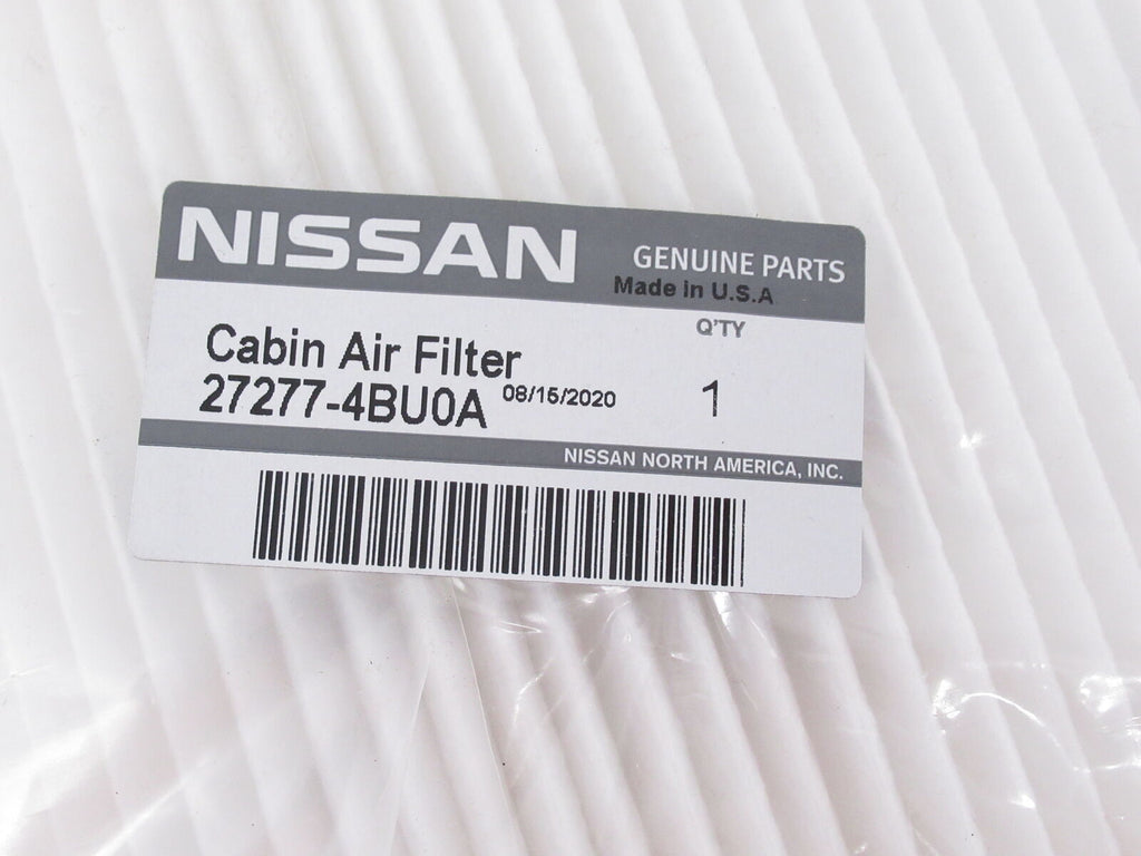 OEM Nissan Cabin Air Filter - 27277-4BU0A