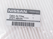 Load image into Gallery viewer, OEM Nissan Cabin Air Filter - 27277-4BU0A