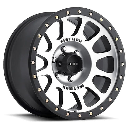 Method 305 NV MACHINED - MATTE BLACK LIP 17x8.5 / 8x170 / 0/4.75, 130.81 Hub Bore - MR30578587300 Method Wheels