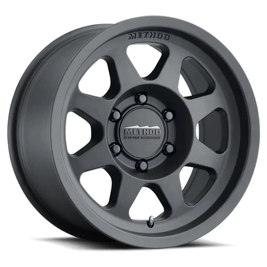 Method 701 MATTE BLACK 17x7.5 / 6x130 / 50/6.2, 84.1 Hub Bore - MR70177563550 Method Wheels