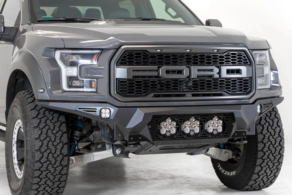 Addictive Desert Designs 2017-2020 Ford Raptor Bomber Front Bumper (Baja Designs) - F110014100103