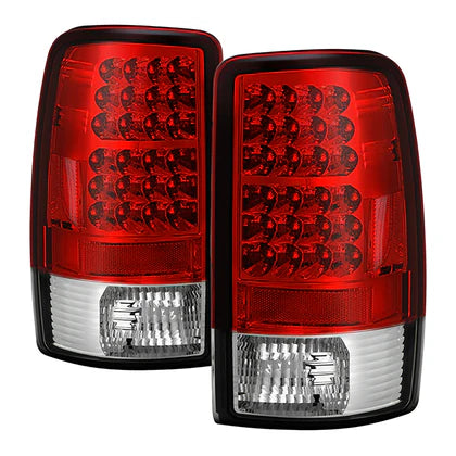 Spyder Chevy Suburban/Tahoe 1500/2500 00-06 LED Tail Lights Red Clear ALT-YD-CD00-LED-RC