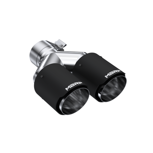 MBRP Universal Carbon Fiber Dual Tip 3.5in OD/2.5in Inlet - T5171CF MBRP