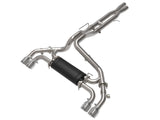 aFe Jeep Wrangler 392 21-23 V8-6.4L Vulcan Series 3 IN to 2-1/2 IN 304 Stainless Steel Cat-Back Exhaust System w/ Polished Tip - 49-38098-P