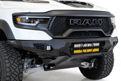 Addictive Desert Designs 2021-2023 Ram 1500 TRX Bomber Front Bumper (20 Inch Lights) - F620012140103 Addictive Desert Designs