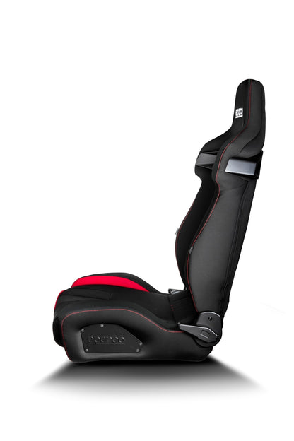 Sparco R333 Black & Rear Race Seat w/Reclinable Lever - 009011NRRS SPARCO