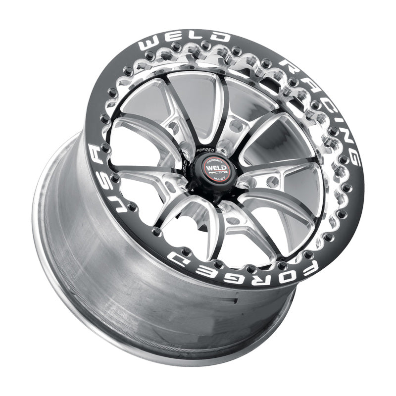 Weld S82 17X10 / 5X5 7.2BS (43mm offset) 3.18 ID High Pad - Black